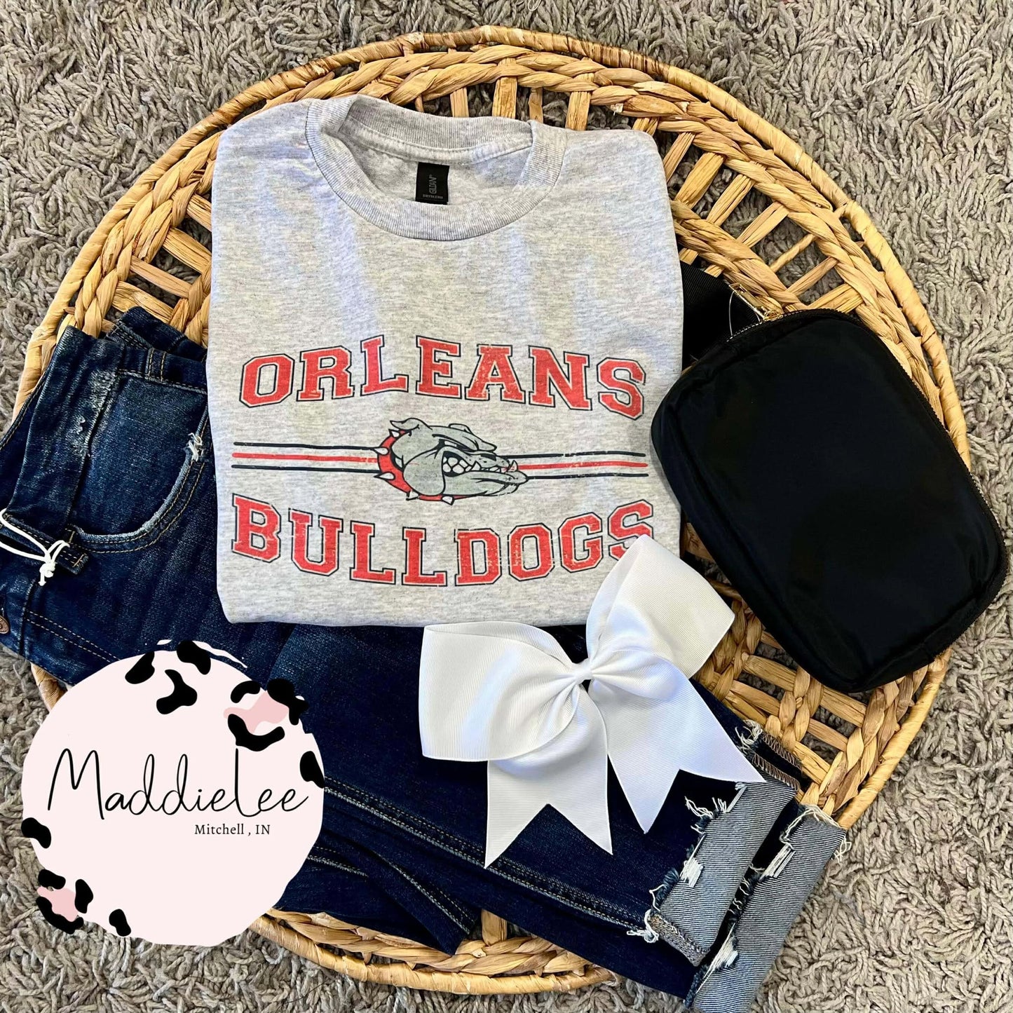 Orleans Vintage Bulldogs Tee