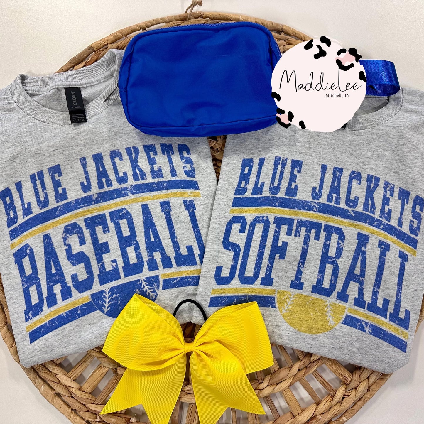 BlueJackets Baseball/Softball Tee/Crewneck