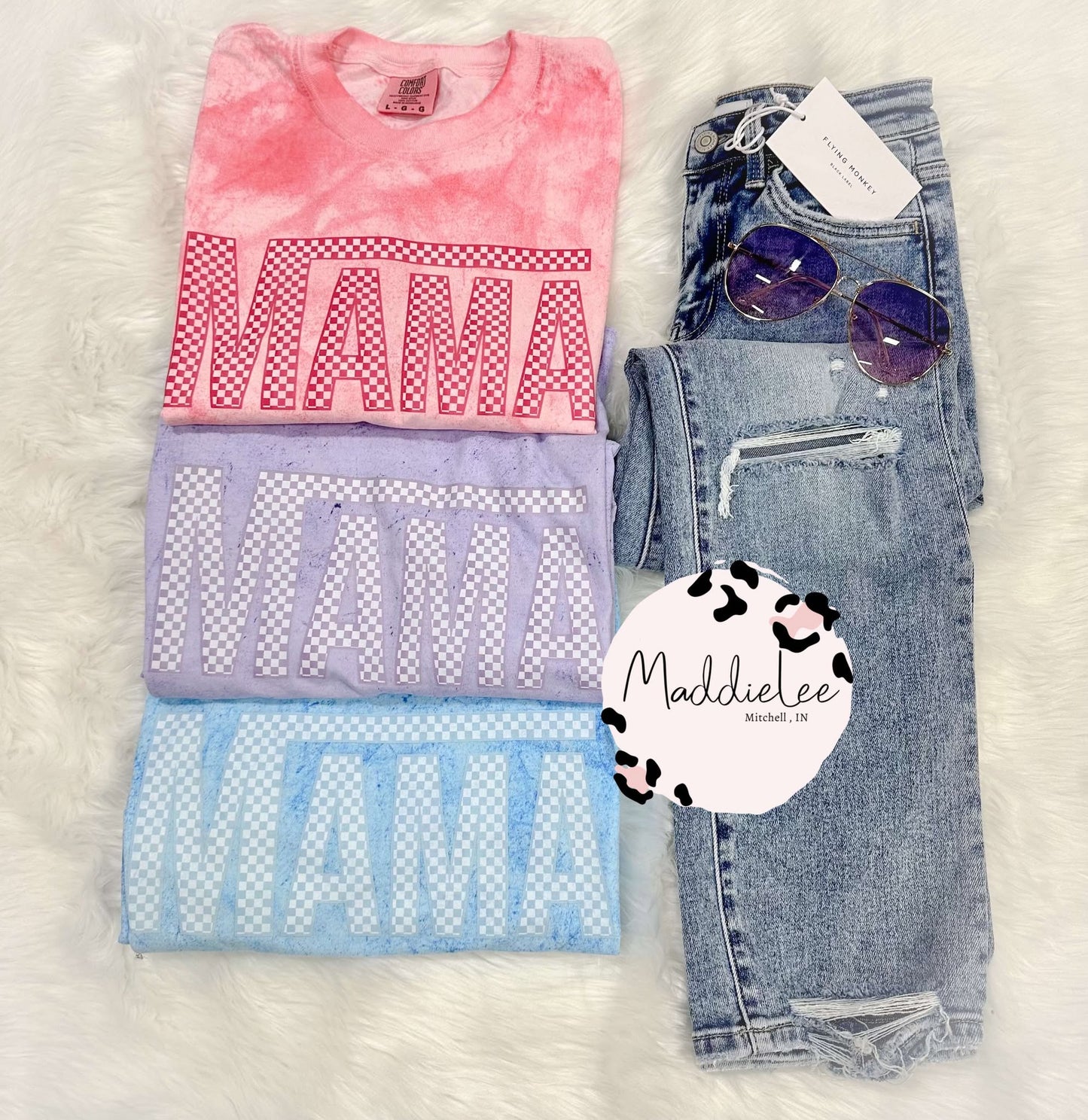 Color Blast Mama Tee
