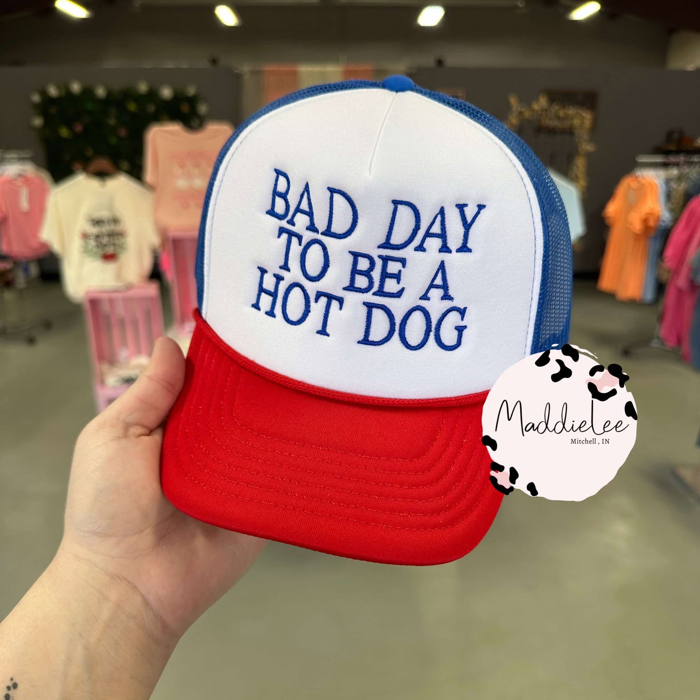 Bad Day Hotdog Emb. Foam Hat