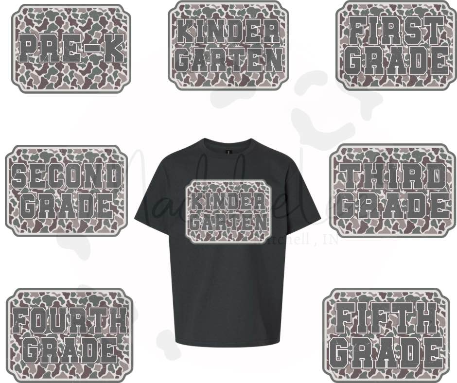 Camo Grade Tees
