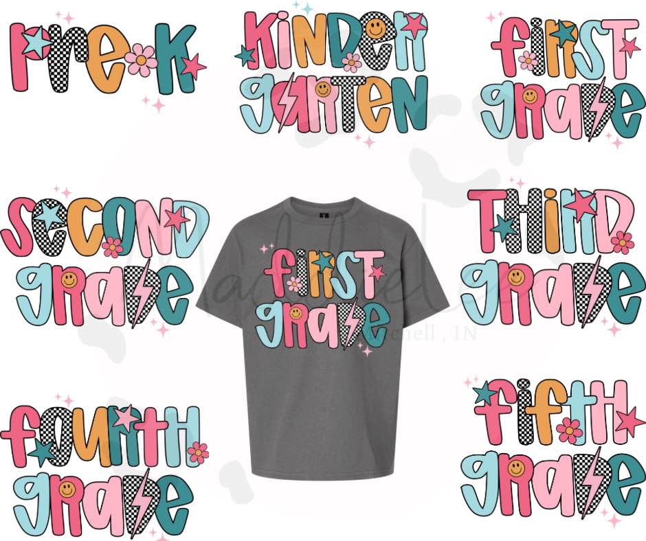 Sassy Fun Grade Tees