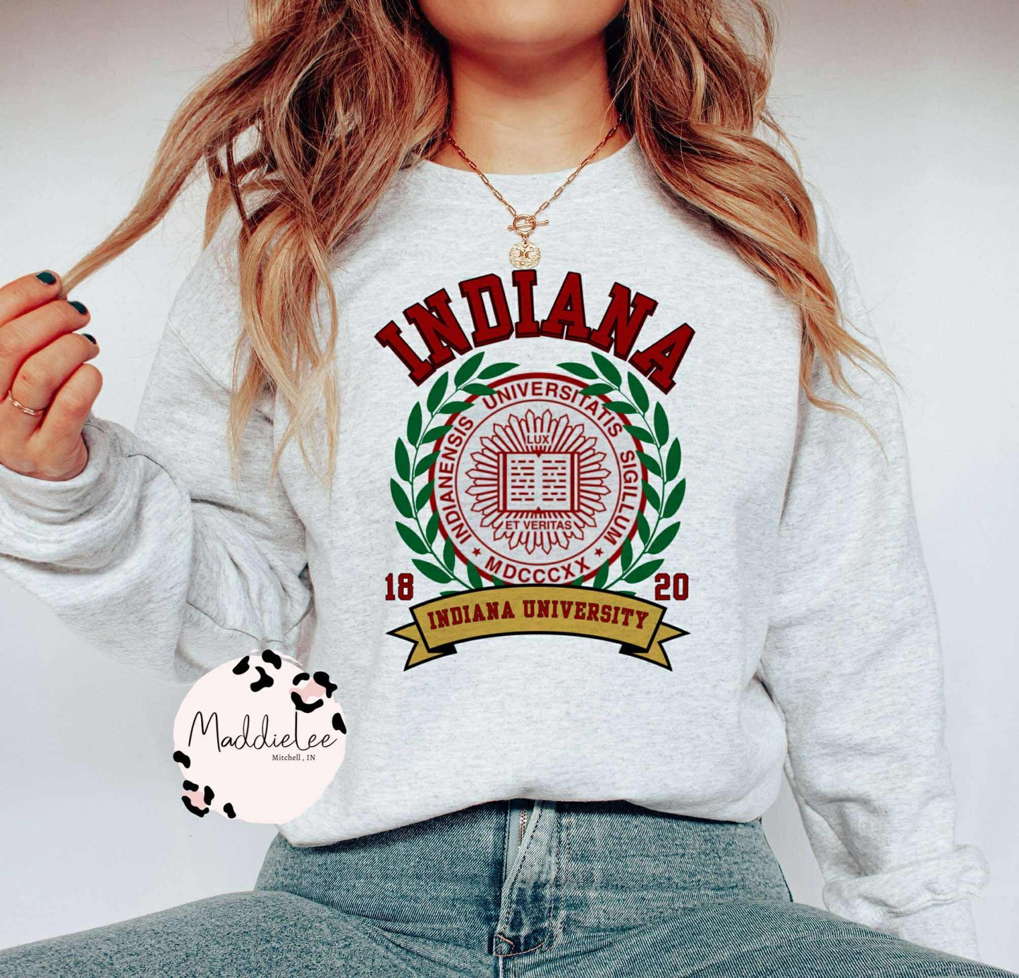 Red Indiana Tee - Crew