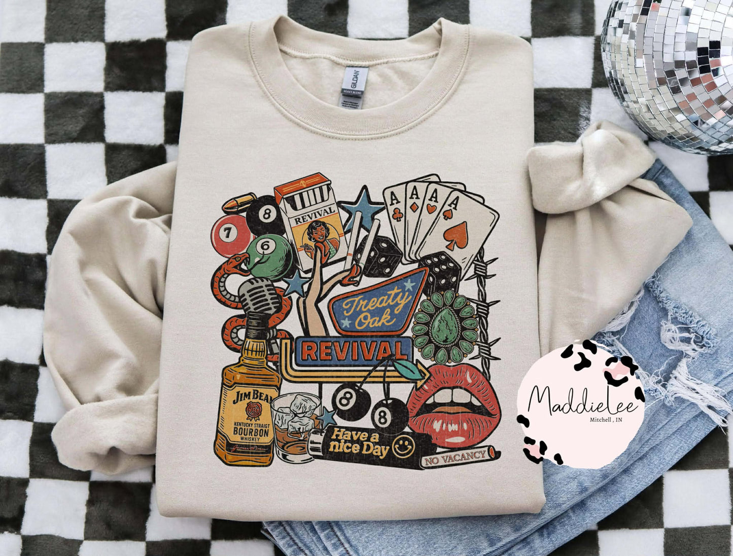 Western Oak Tee - Crew