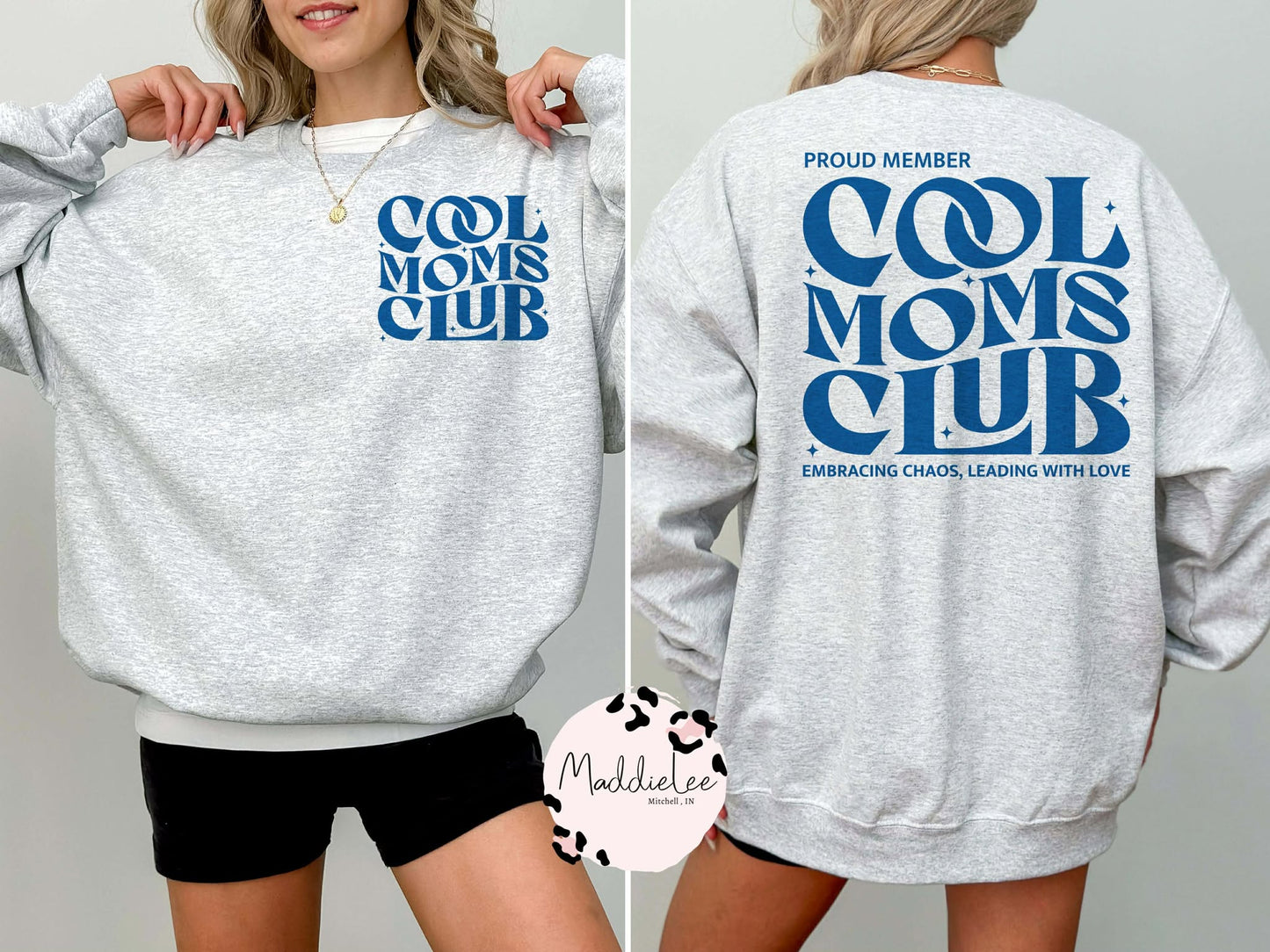 Cool moms Club 2sided tee - crew