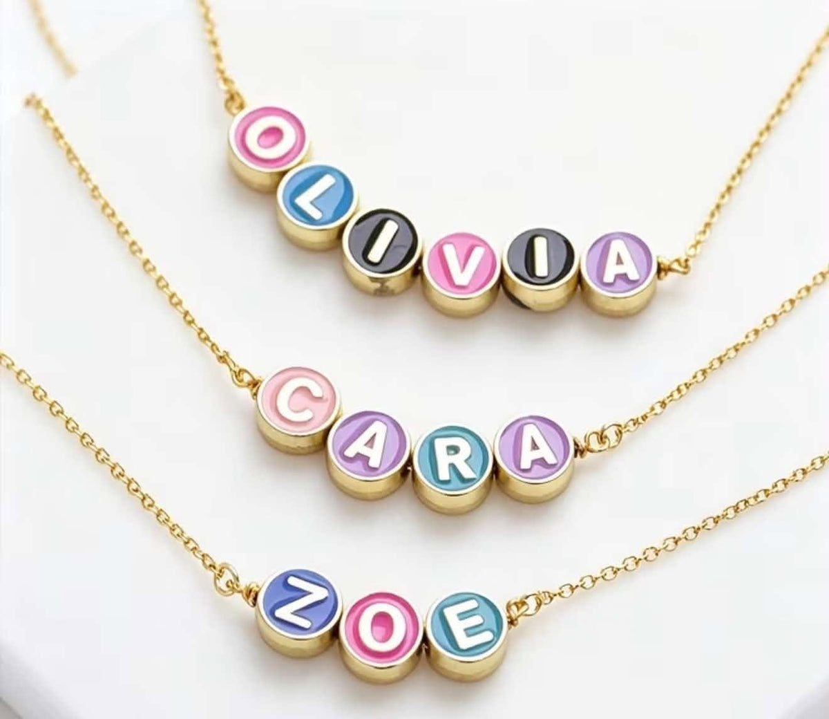 Color Pop Personalized Name Necklace