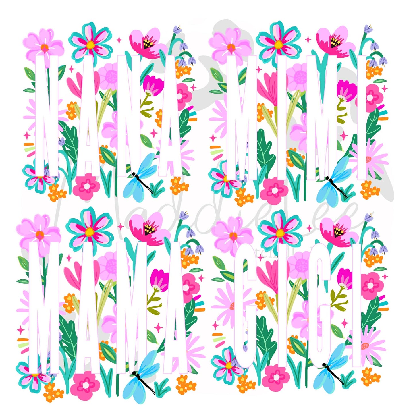Custom Mother's DAY Flower TEE