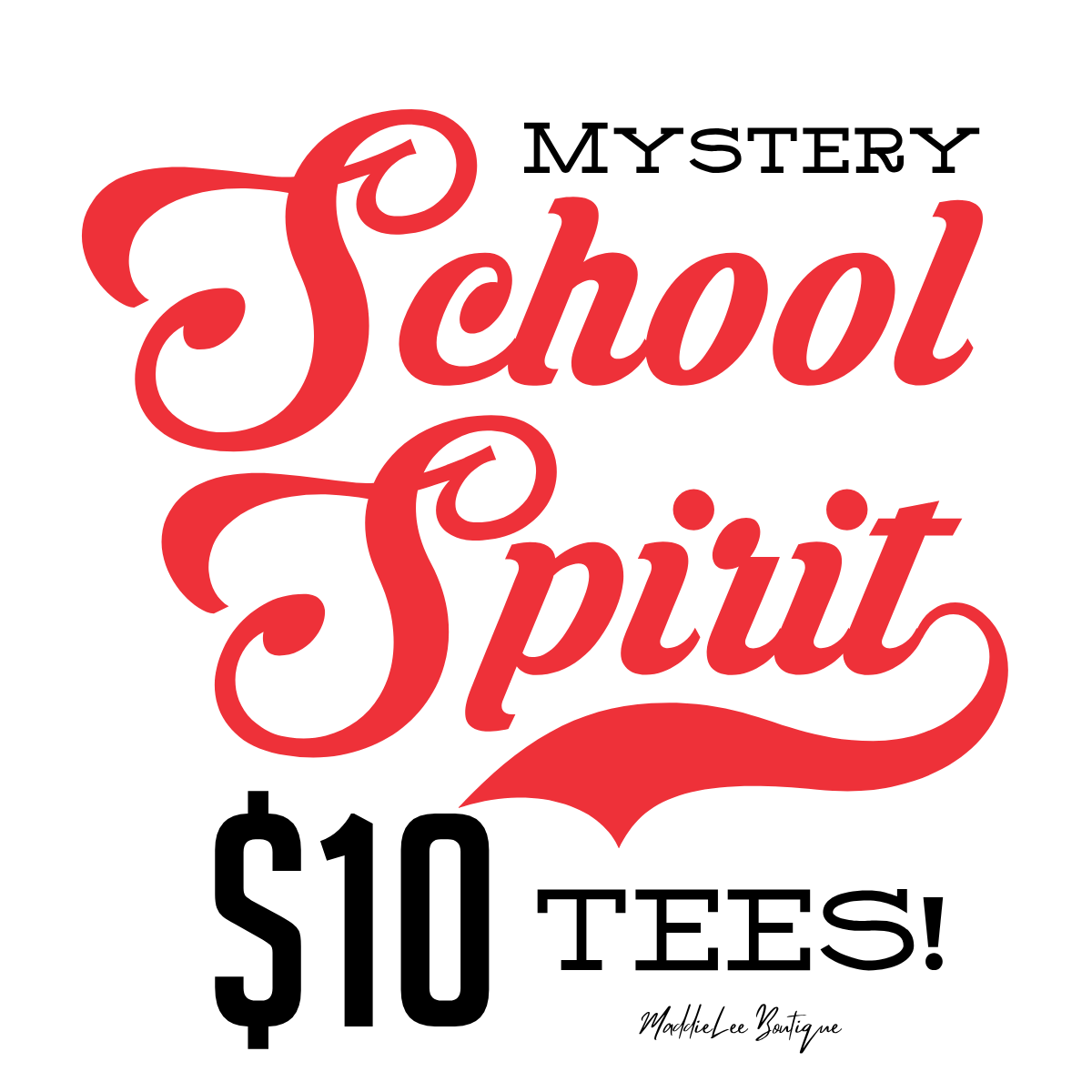 $10 Mystery School Spirit Tees
