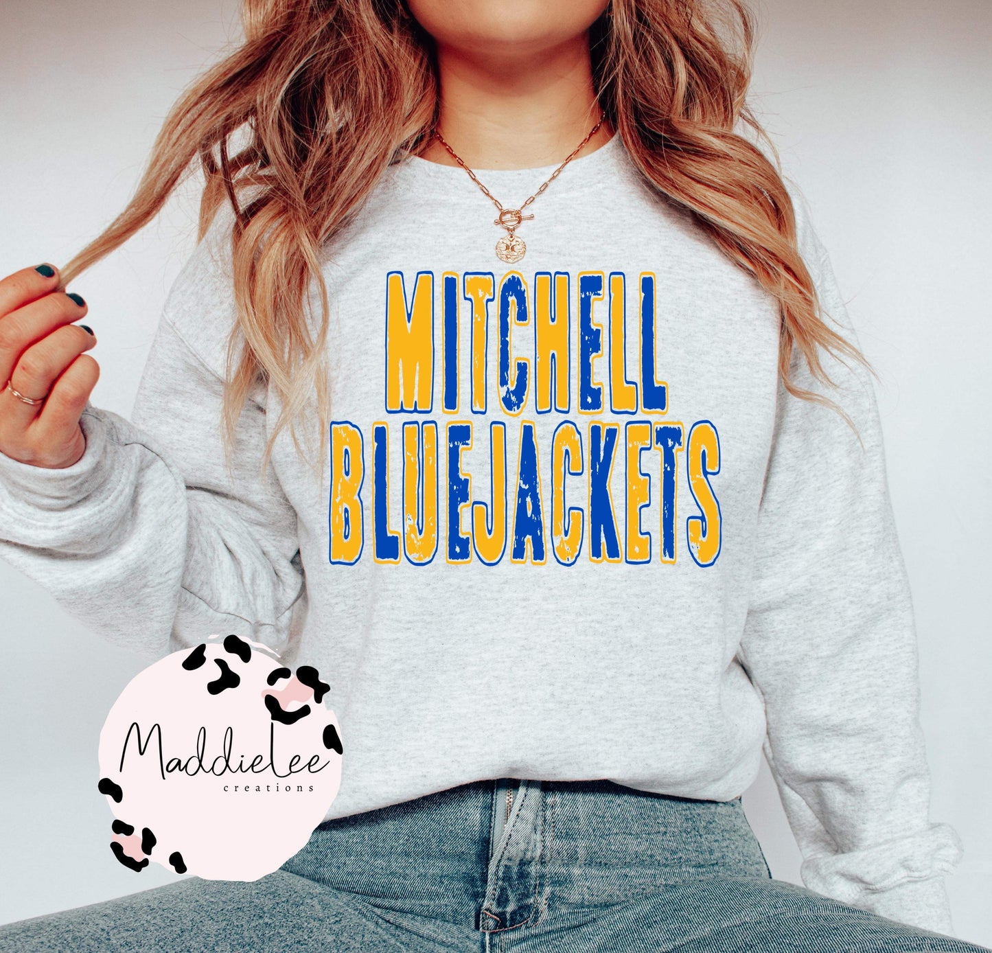 Mitchell BlueJackets Tee/Crew