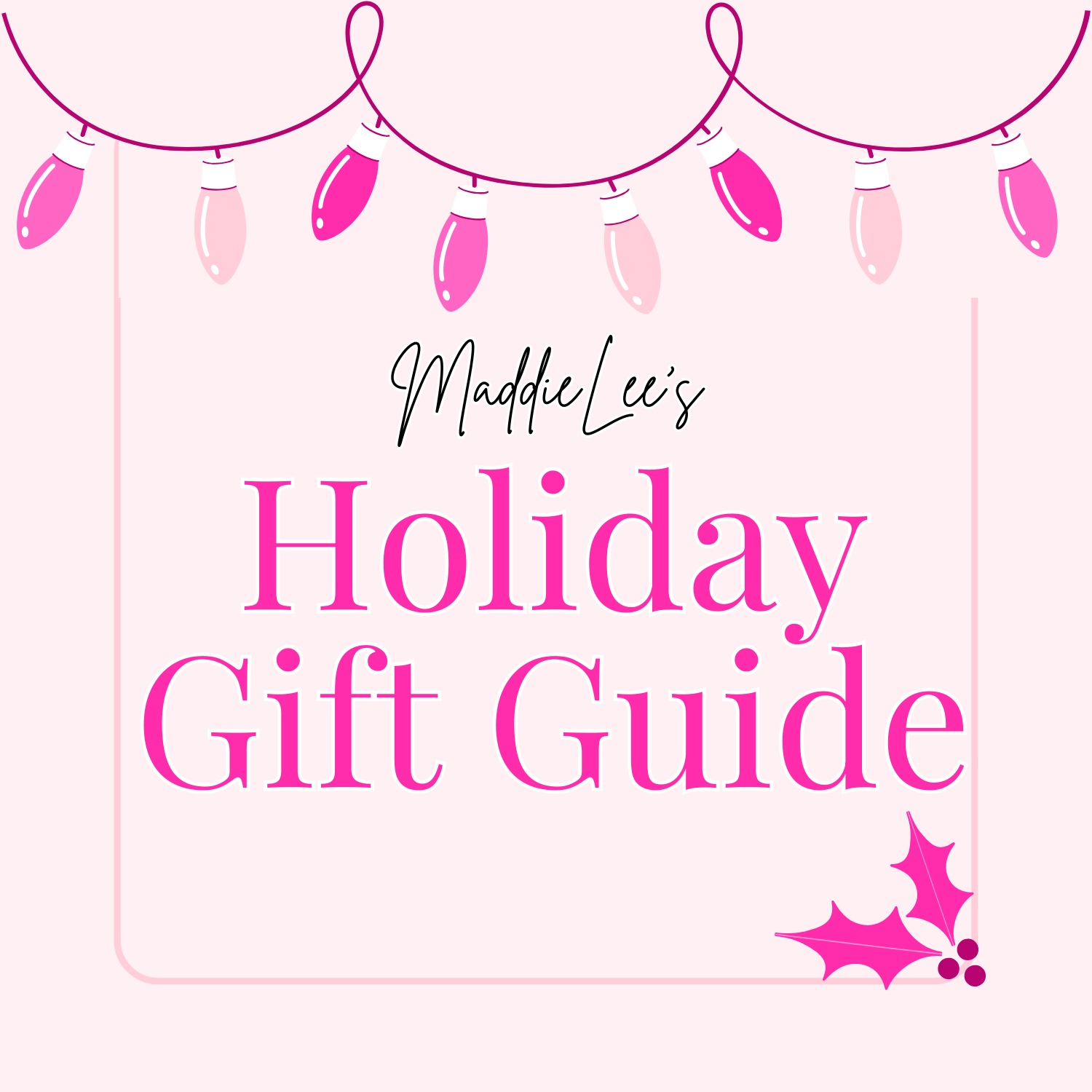 Holiday Gift Guide!