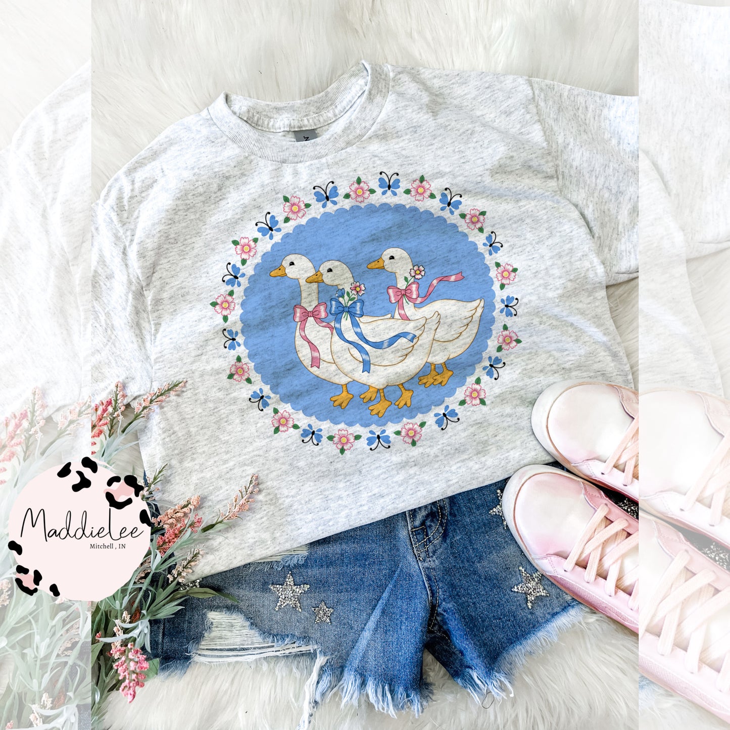 Thrifted 90’s Goose Tee