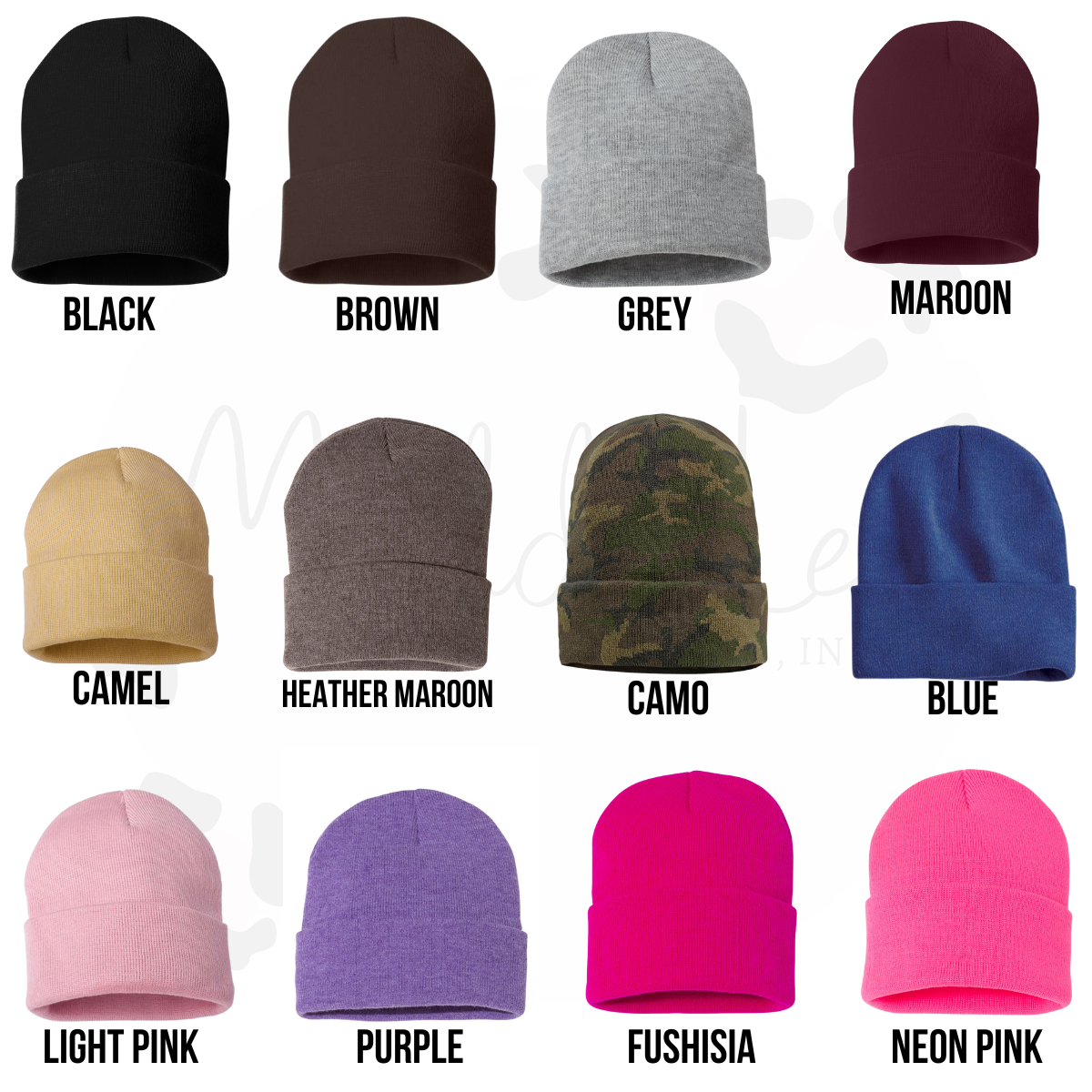 CUSTOM NAME BEANIES
