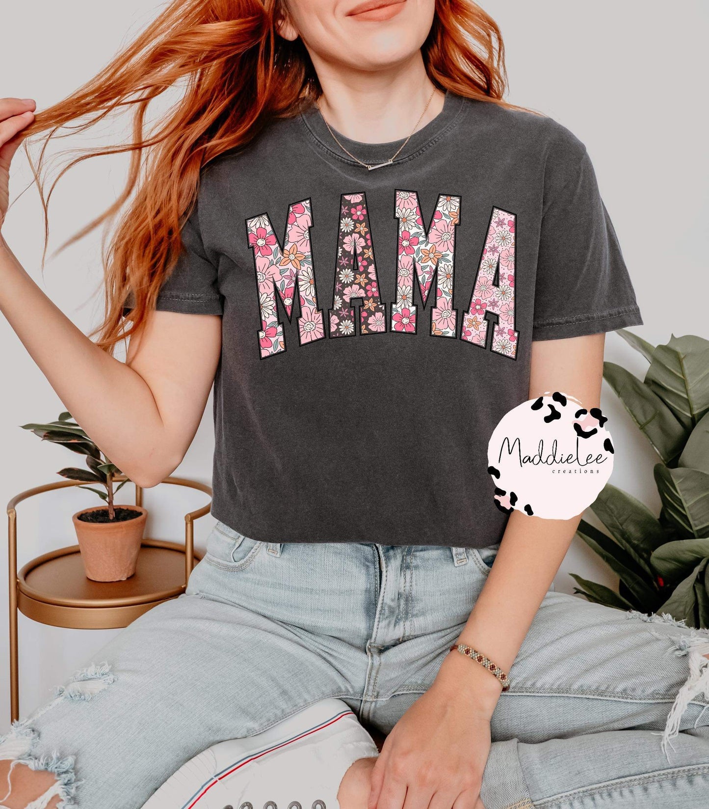 MAMA FLORAL TEE