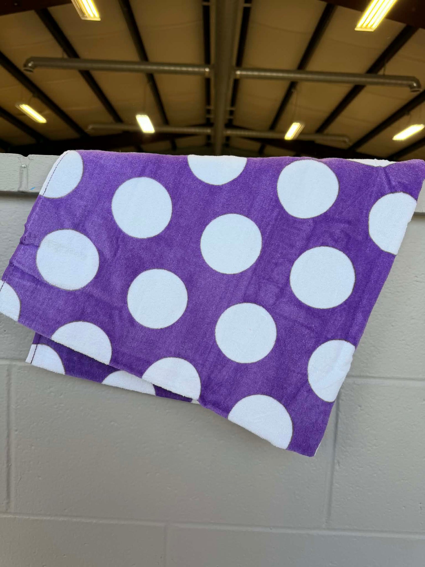 Custom Name Beach Towel EMB.