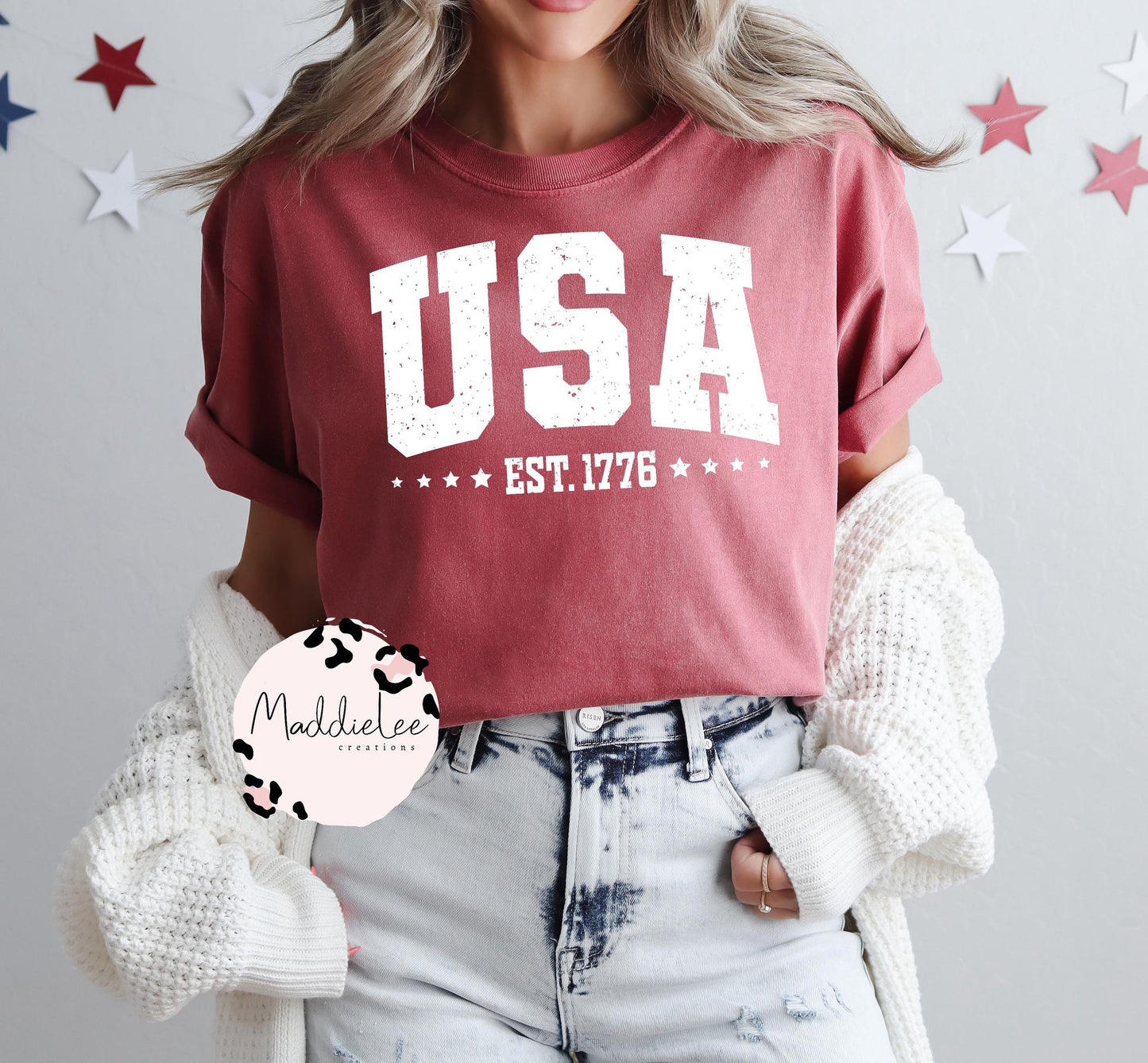 USA CC TEE – MaddieLee