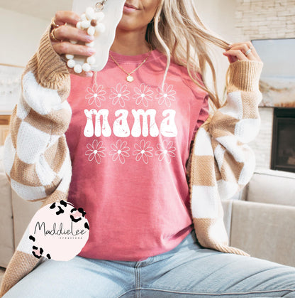 Simple Retro Mama CC TEE