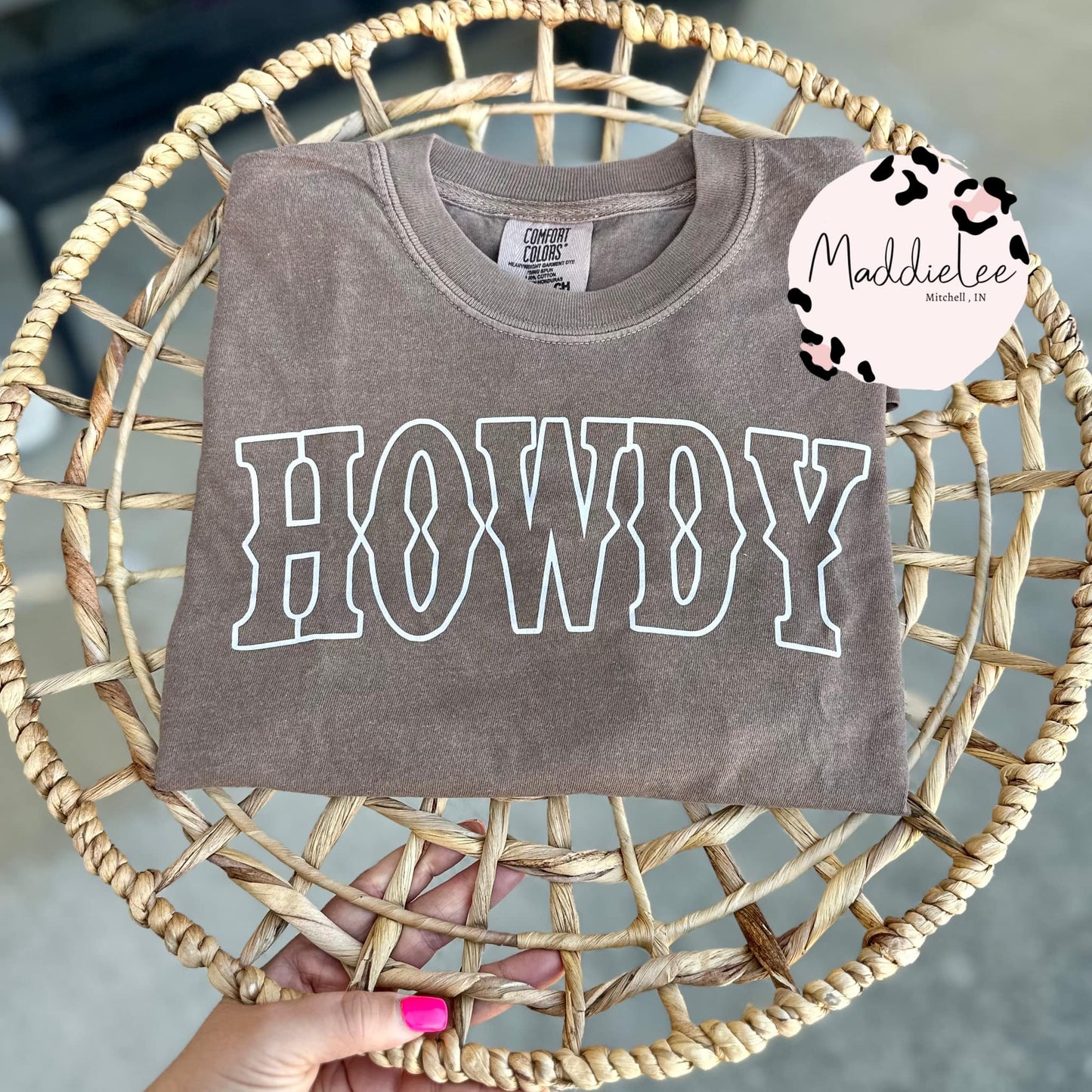 Howdy Espresso Tee