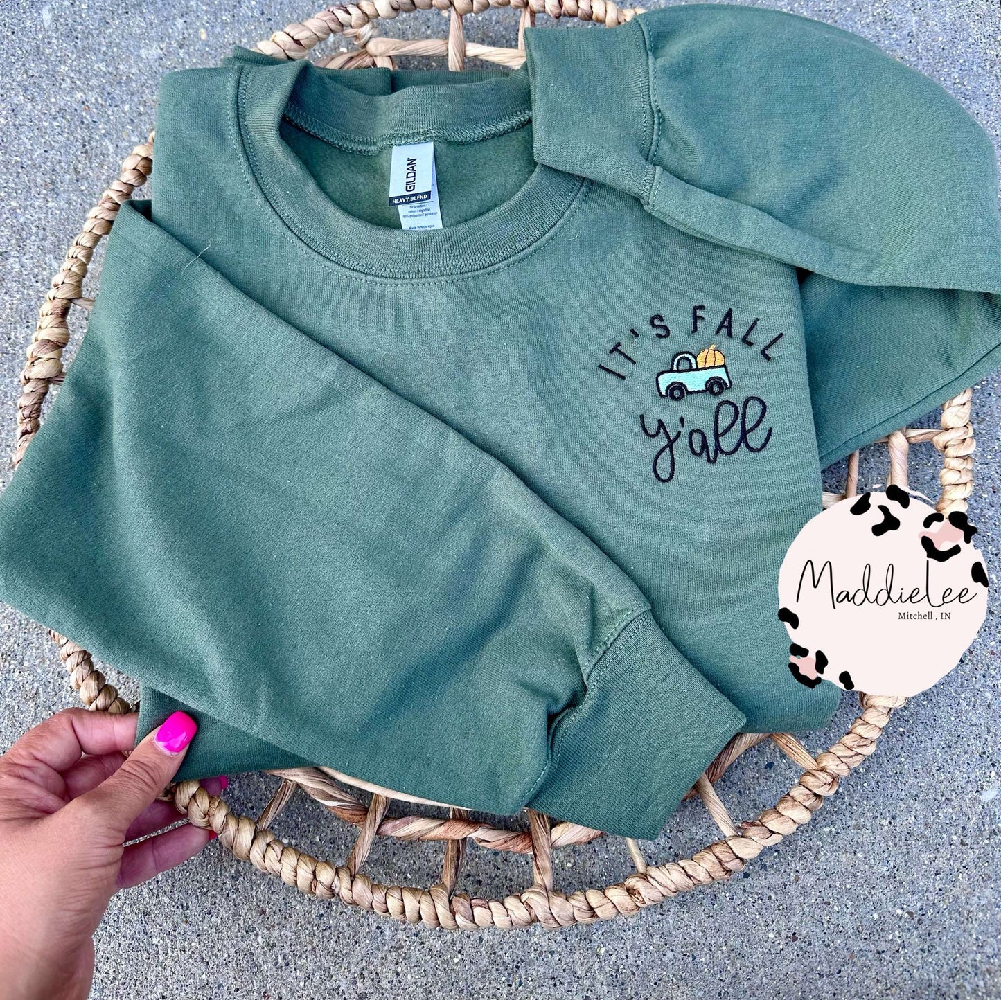 It's Fall Y'all Embroidered Crewneck