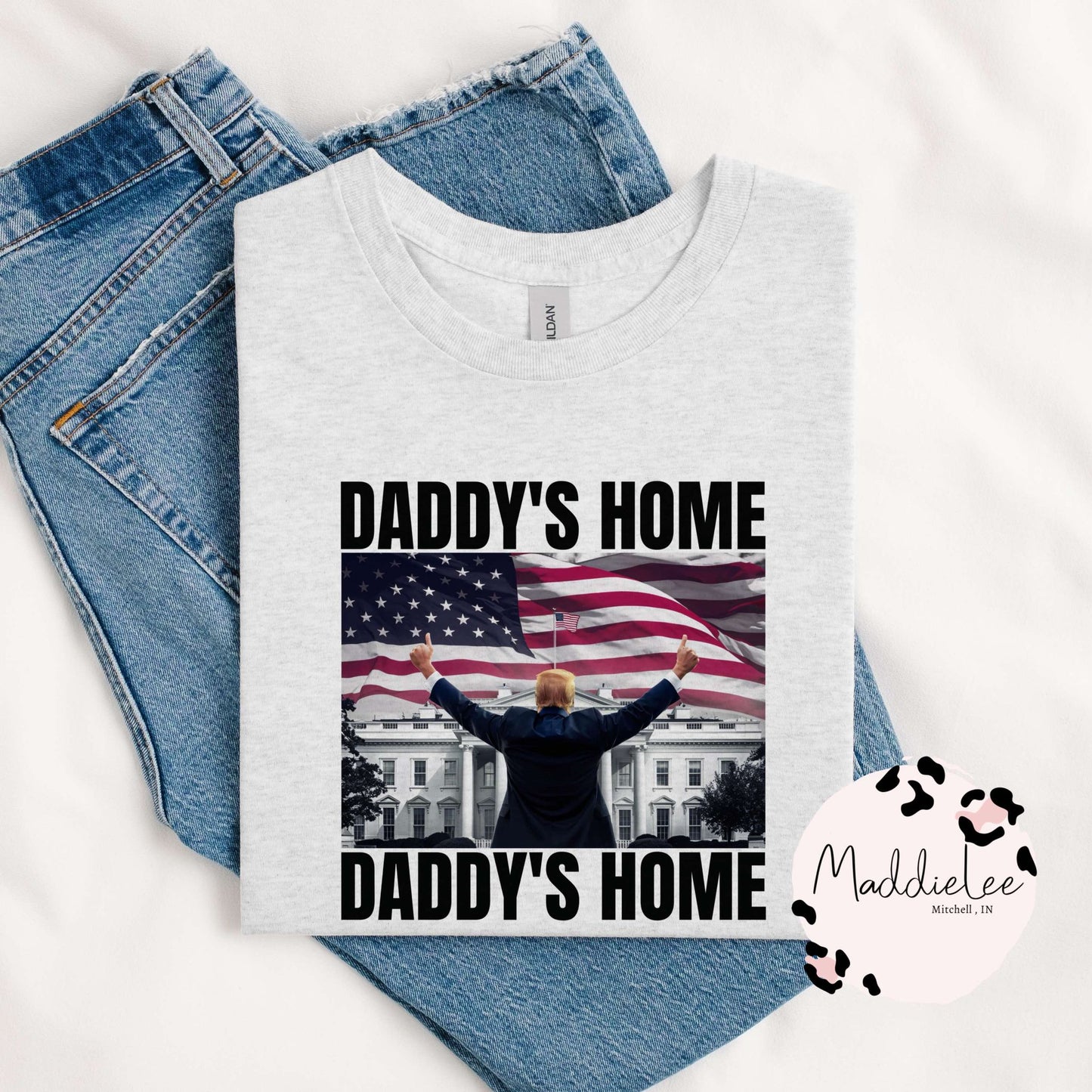 Daddy's Home Ash Tee/Crew