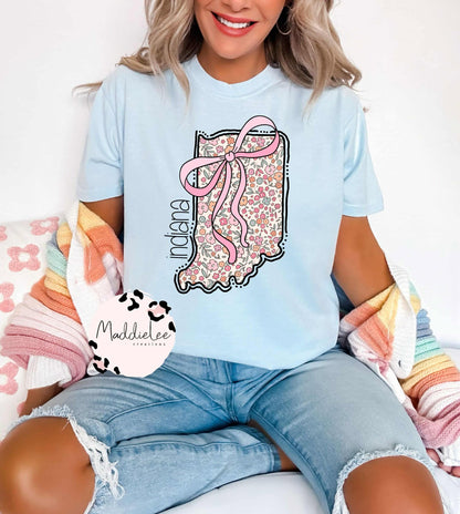 Floral Spring Indiana Tee