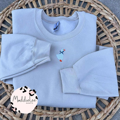 Mother Goose Embroidery Crewneck