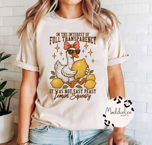 Easy Peezy Lemon Tee