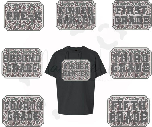 Camo Grade Tees