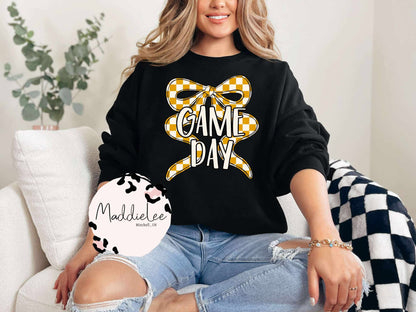 GAME DAY Coquette Bow Tee/Crewneck