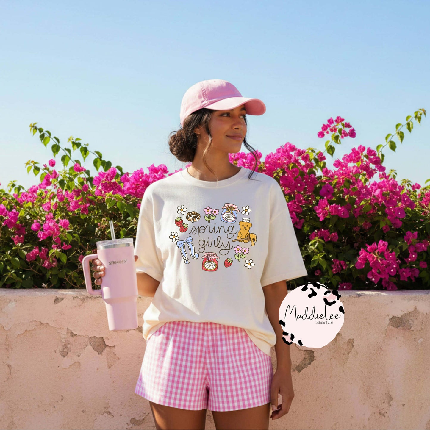 spring girly tee