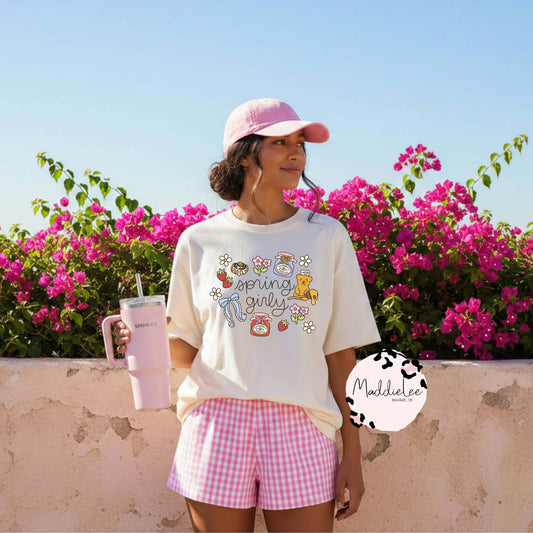 spring girly tee