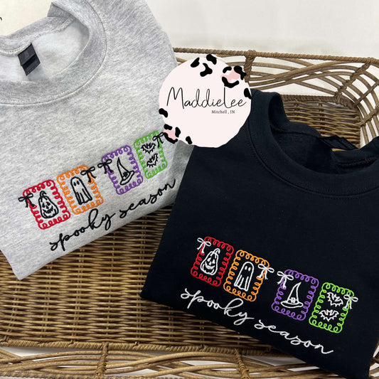 Spooky Frame EMB. Crewneck