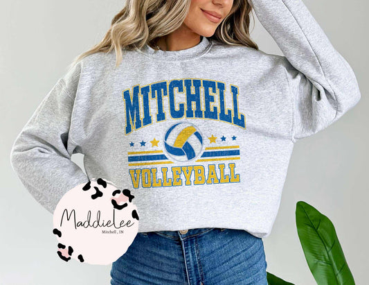 Mitchell Volleyball Tee/Crewneck