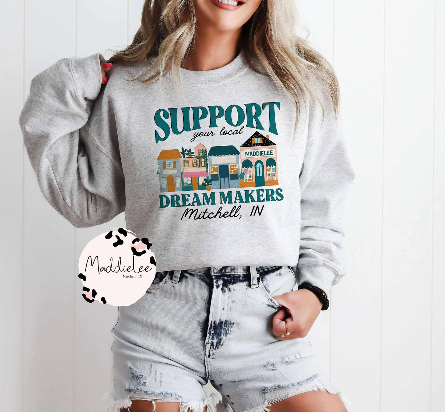 Support your local dream makers tee - crew