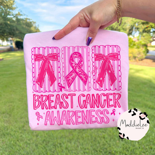 Breast Cancer Pink Tee - Crew