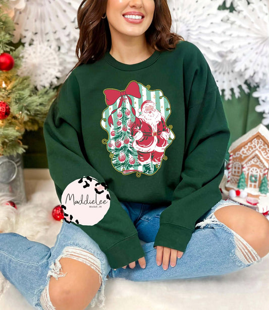 Santa Preppy Tee - Crew