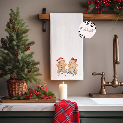 Custom Christmas Holiday Tea Towels