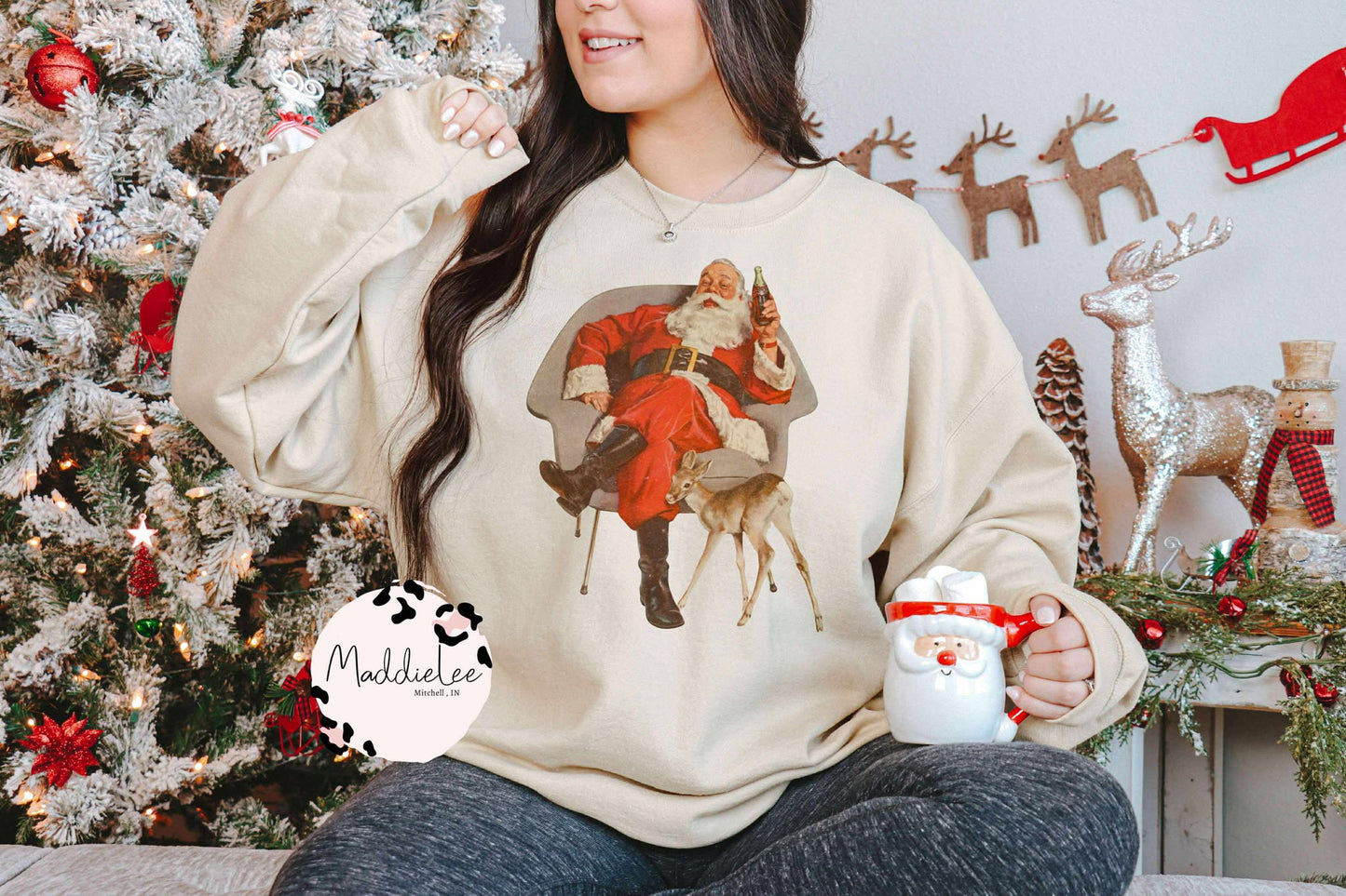 Vintage Christmas Tee - Crew