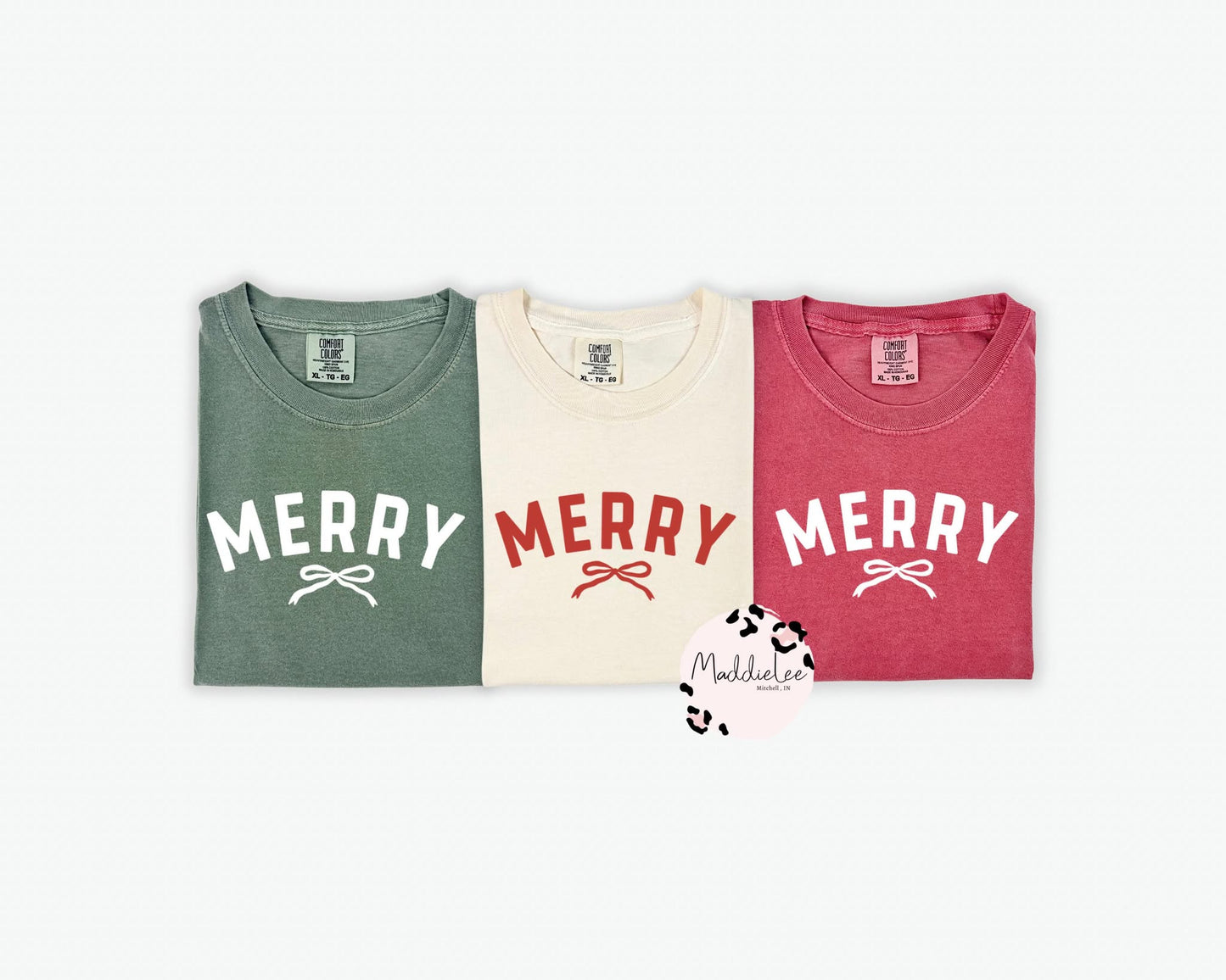 Simple Merry Comfort Color Tee - Crew