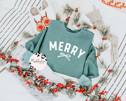 Simple Merry Comfort Color Tee - Crew