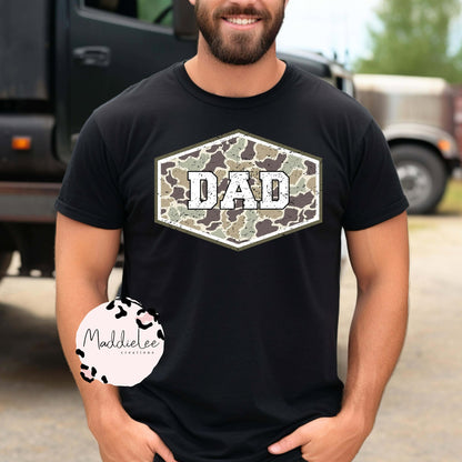 CAMO DAD NAME TEE - CREW