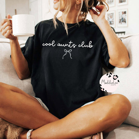 Cool Aunt Club Tee - Crew