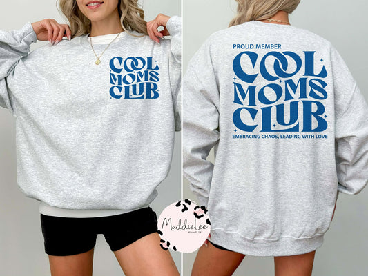 Cool moms Club 2sided tee - crew