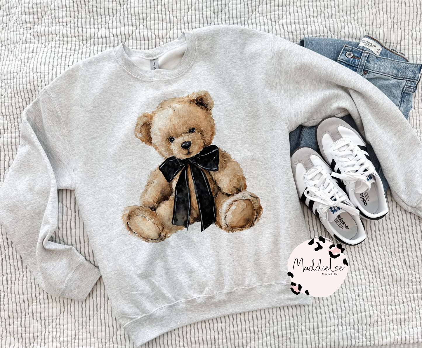 Teddy Bear Neutral Tee - Crew