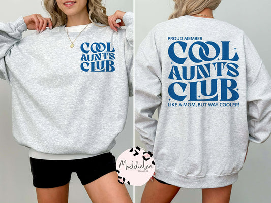 Cool Aunts Club 2sided tee - crew
