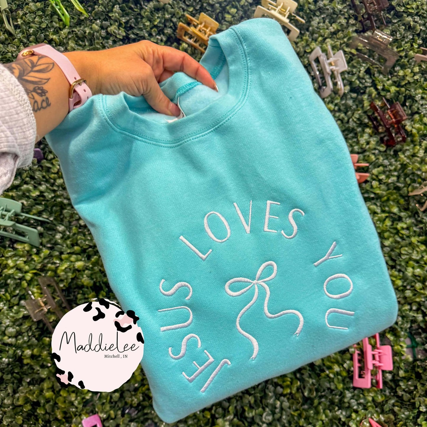 Jesus Loves You EMB Crew