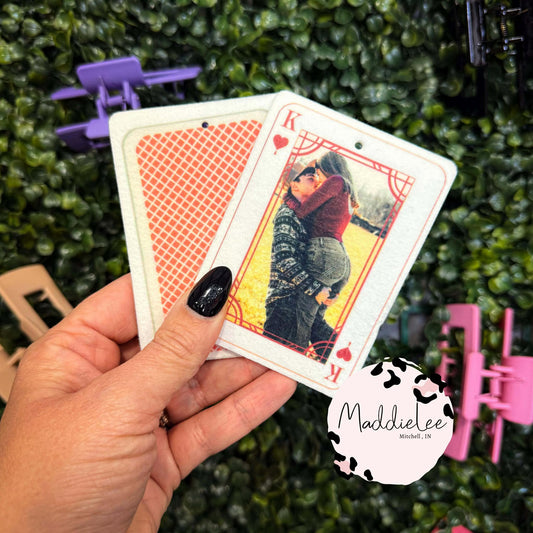 Playing Card Car Charm/Keychain