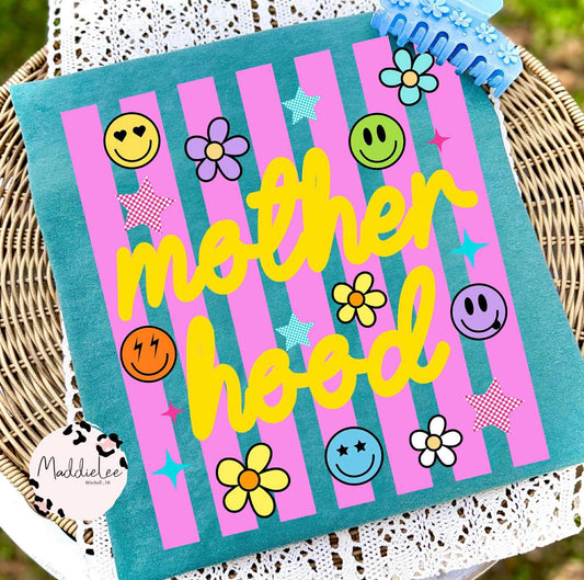 Motherhood smiley tee