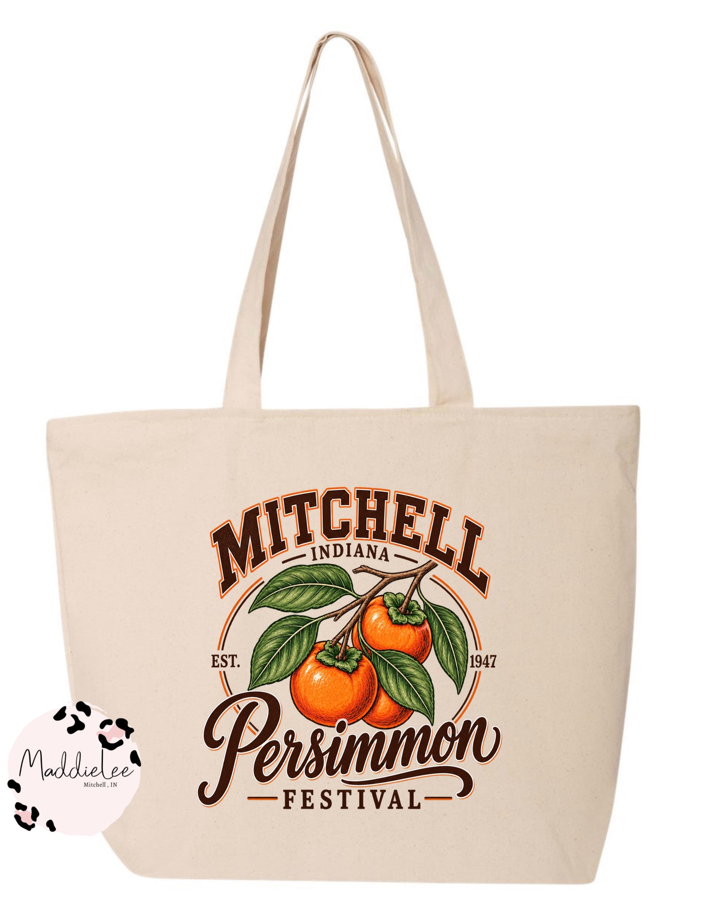 Persimmon Festival Canvas Tote Bag