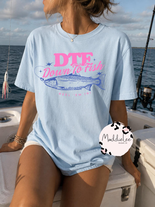 DOWN TO FISH TEE