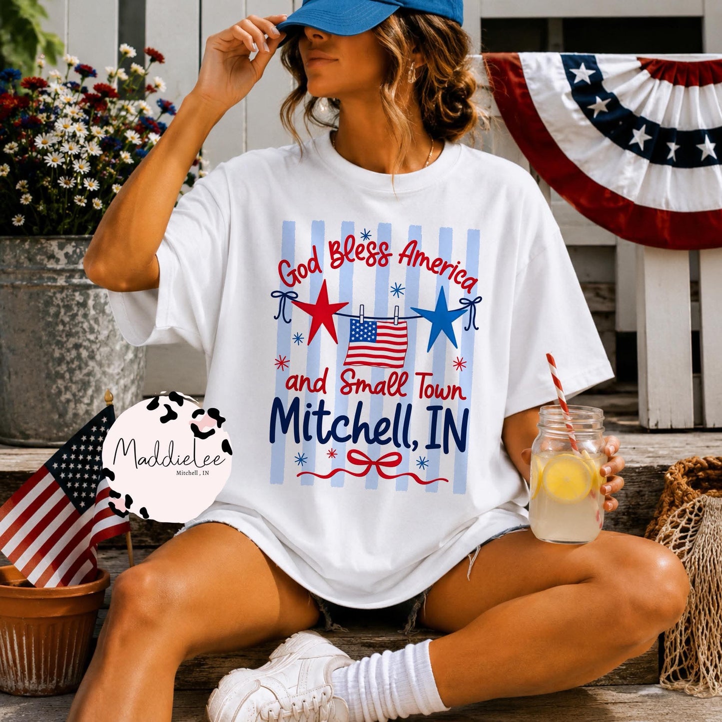 Small Town Custom USA Tee